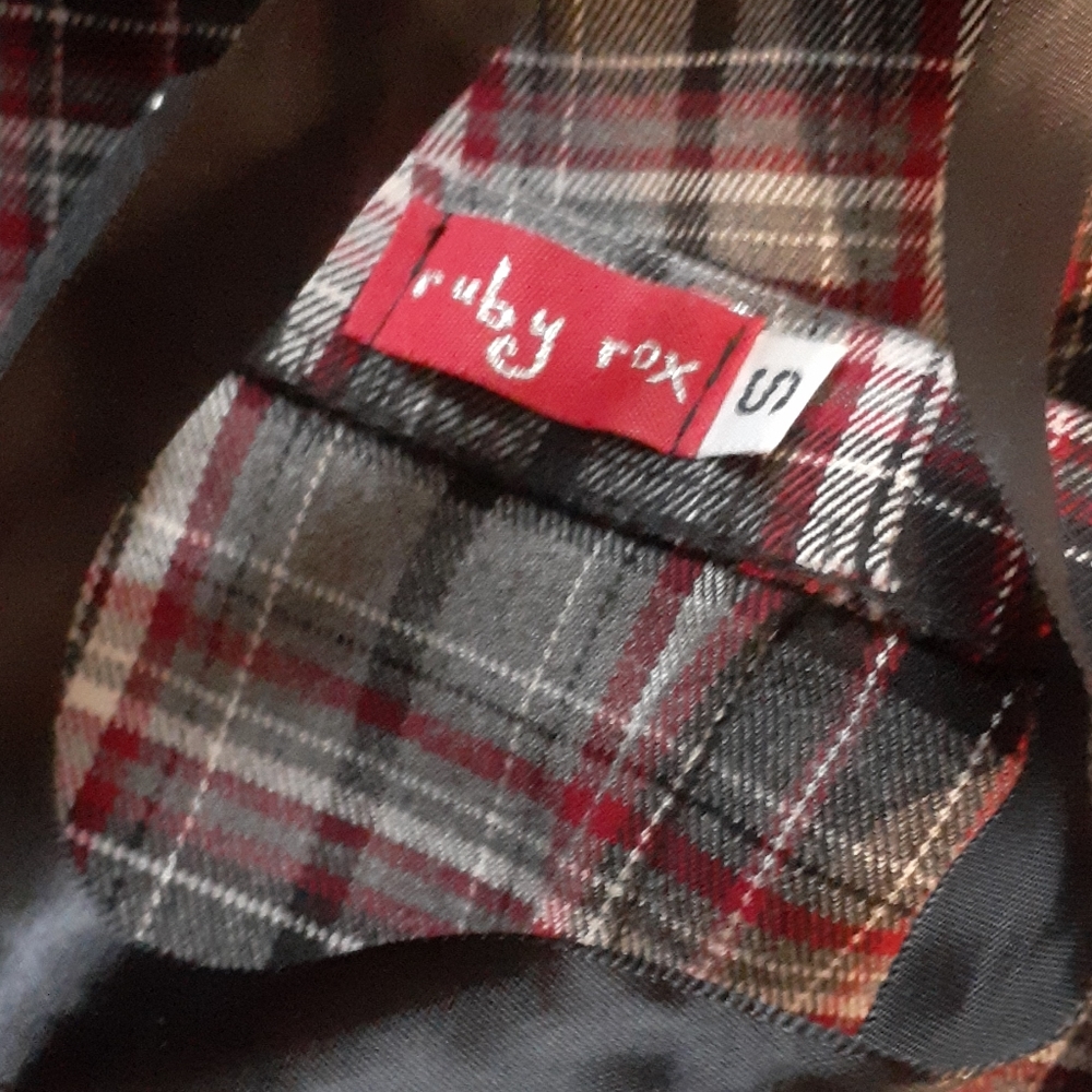 Ruby Rox Plaid Dress - image 7